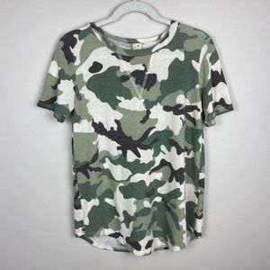 7th Ray Camo Short Sleeve Top - Size Small